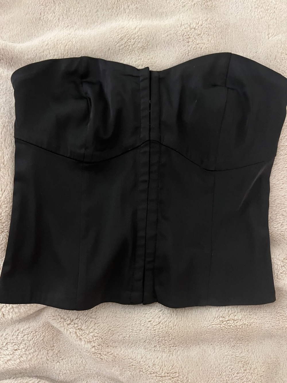 Abercrombie Strapless Black stain Bustier Top